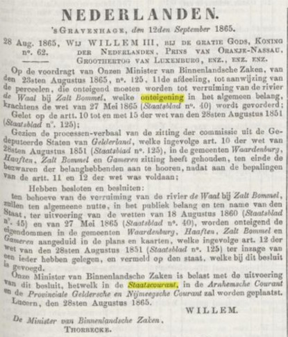 staatscourant